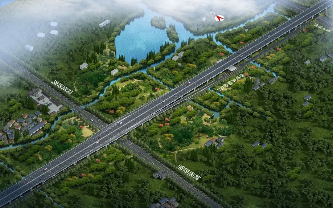 浦星公路高架规划情况图片