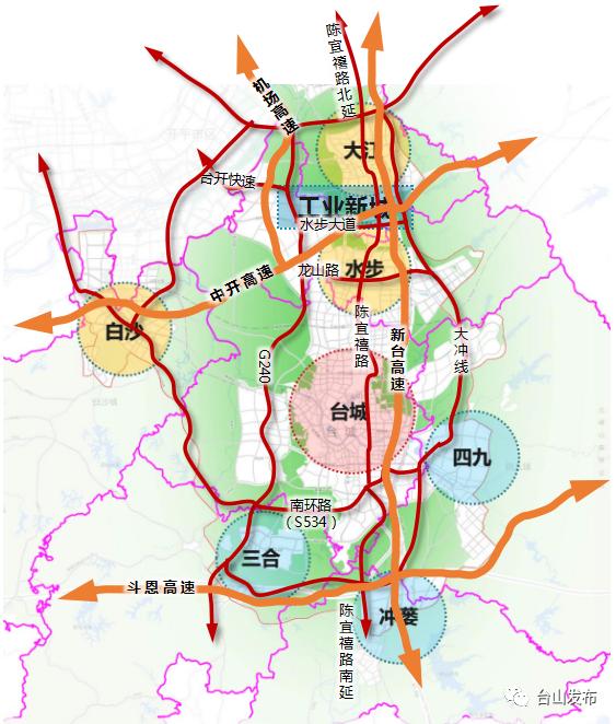 台山新东区的规划图图片