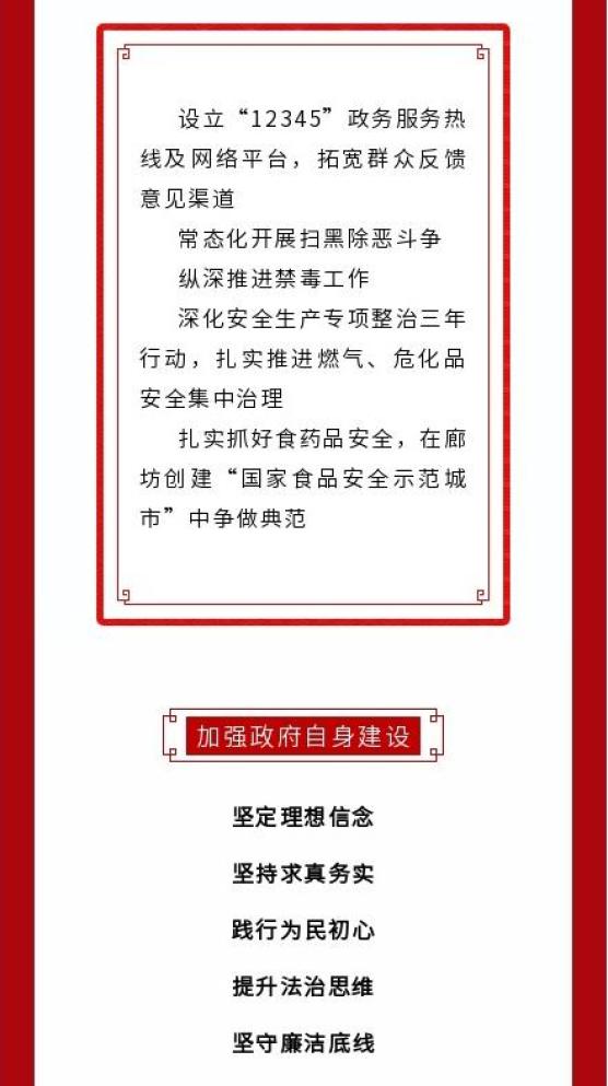 【图解】2022年三河市政府工作报告