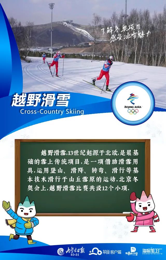 团团带你看冬奥越野滑雪