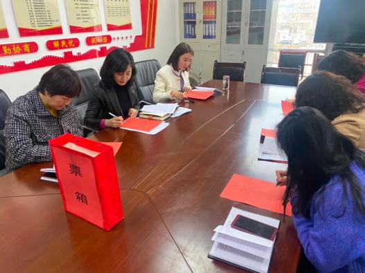 礼县妇联召开党支部换届选举会议