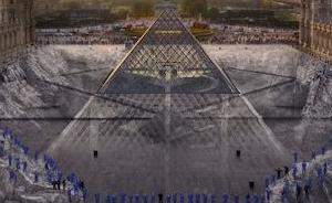 卢浮宫玻璃金字塔塌陷？还是一次转瞬即逝的视觉艺术？