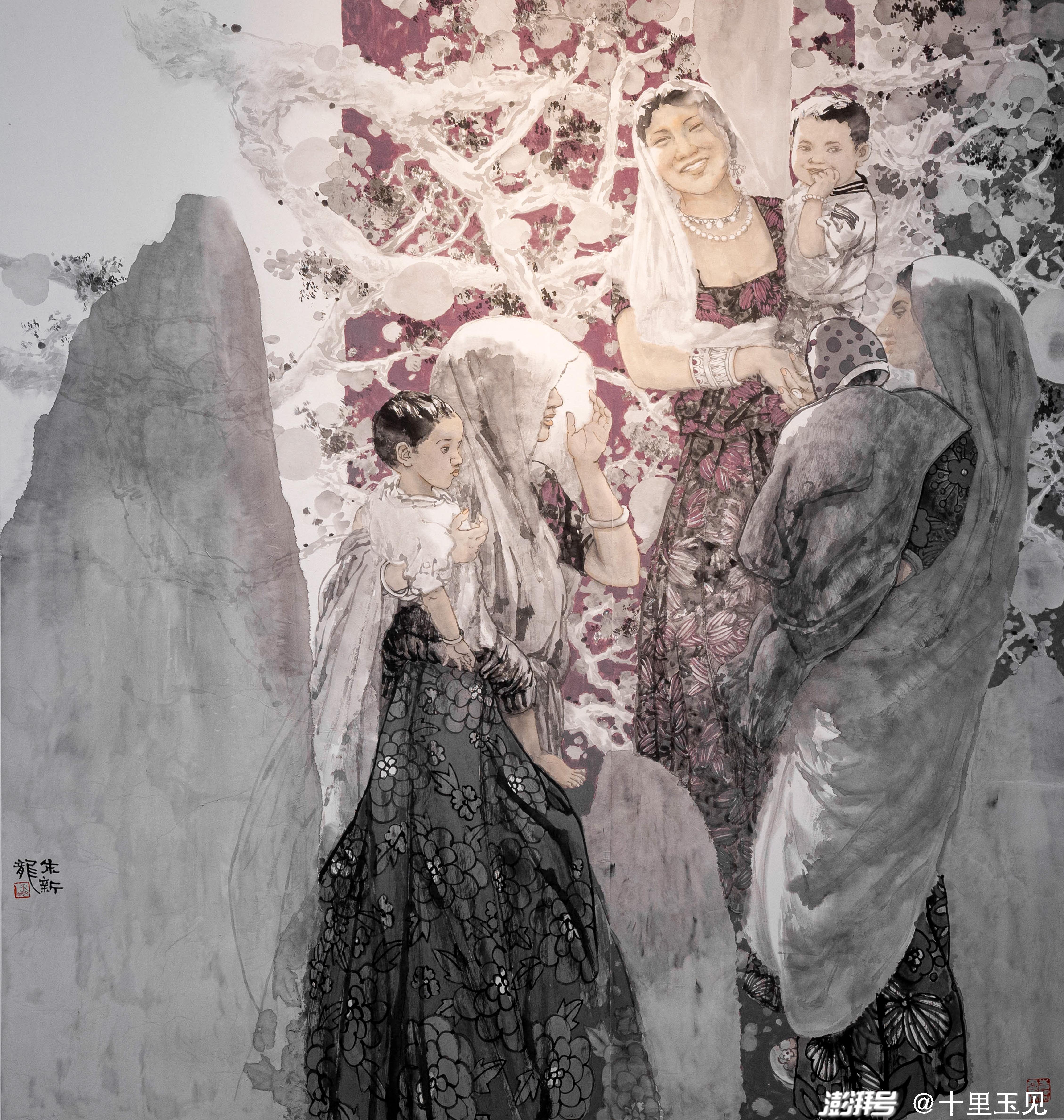 身处江南画江南当代书画名家朱新龙寄情于画绘尽水墨柔情