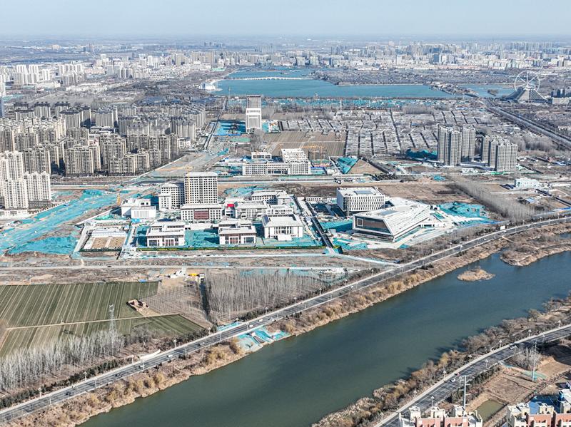 献礼党代会聊城市一校三馆初见雏形