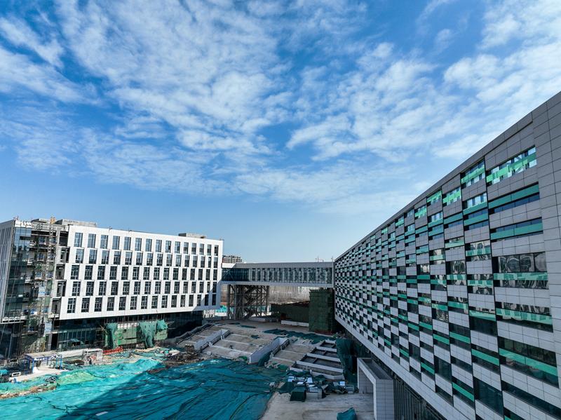 献礼党代会聊城市一校三馆初见雏形