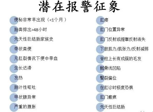 當便秘的孩子有上面這些報警徵象,需要進一步檢查.