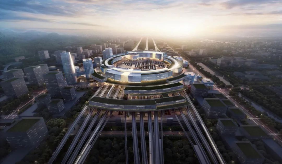 江北新区宁淮城际铁路自南京北站引出,经六合设站后,向北接入天长站