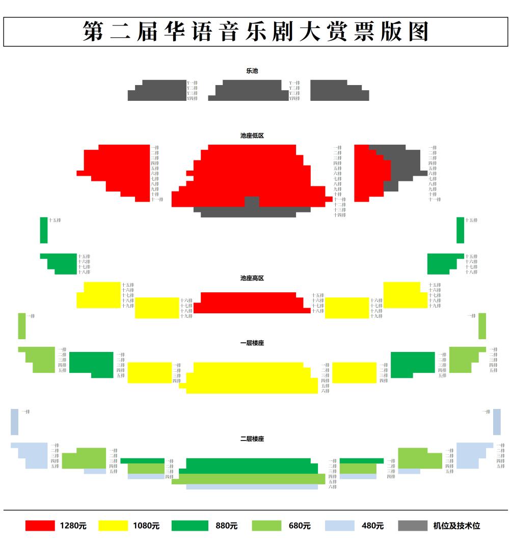 上海大舞台实景座位图图片