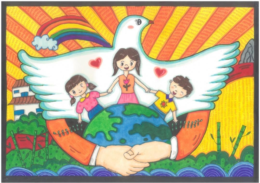 李妍茜10号:《巾帼须眉 共筑理想世界》月河小学吉山校区 胡辰璨9号