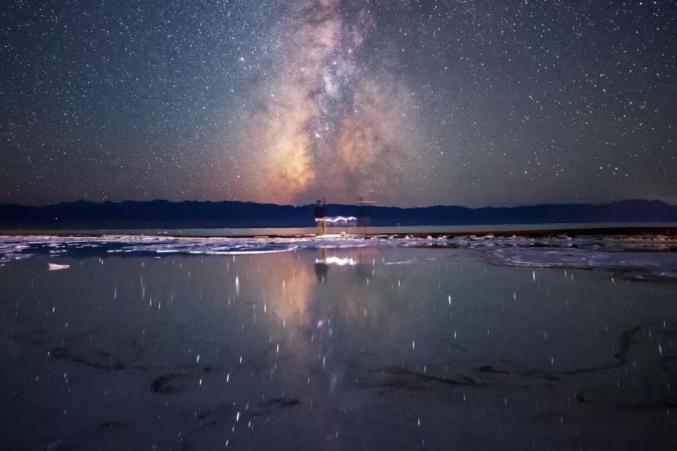 中国最美星空目的地茶卡盐湖