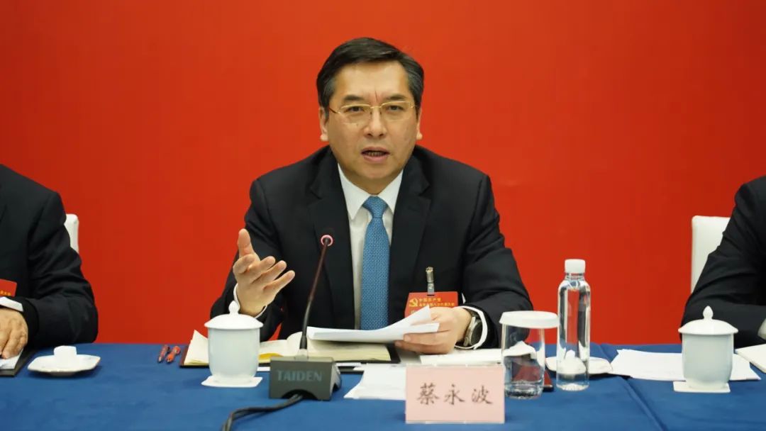 优化产业格局聚力共同富裕迭代浦江经验蔡永波参加浦江县代表团审议