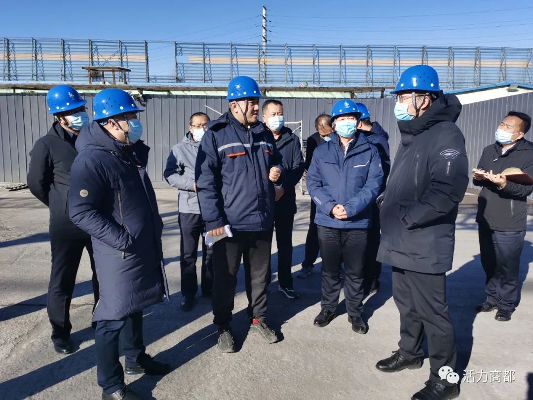 头条市委常委副市长云鹏刚深入商都县调研督导两高项目
