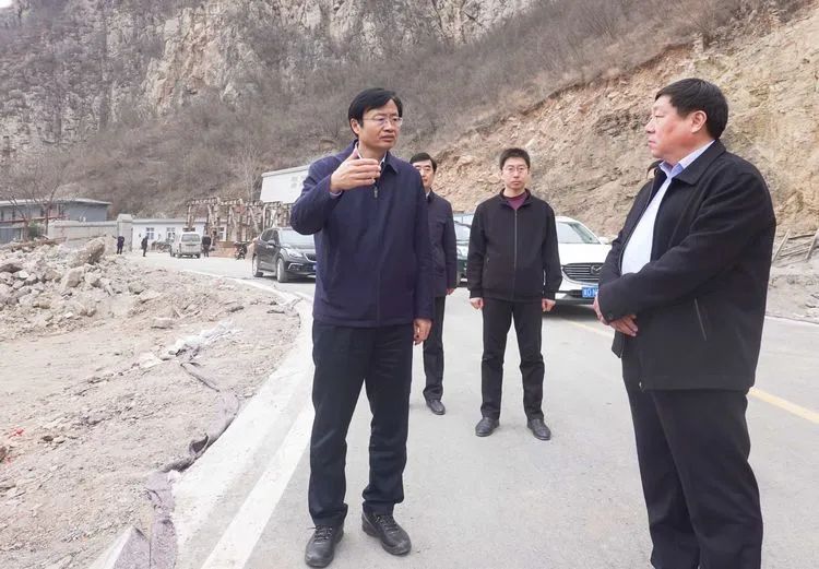 副市长赵洪山来磁县调研重点水利工程建设工作