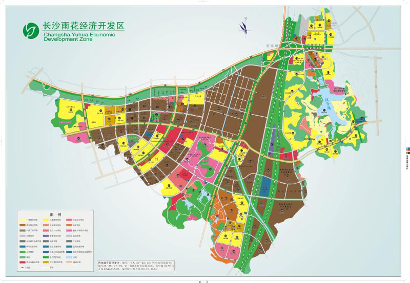 雨花經開區規劃圖.