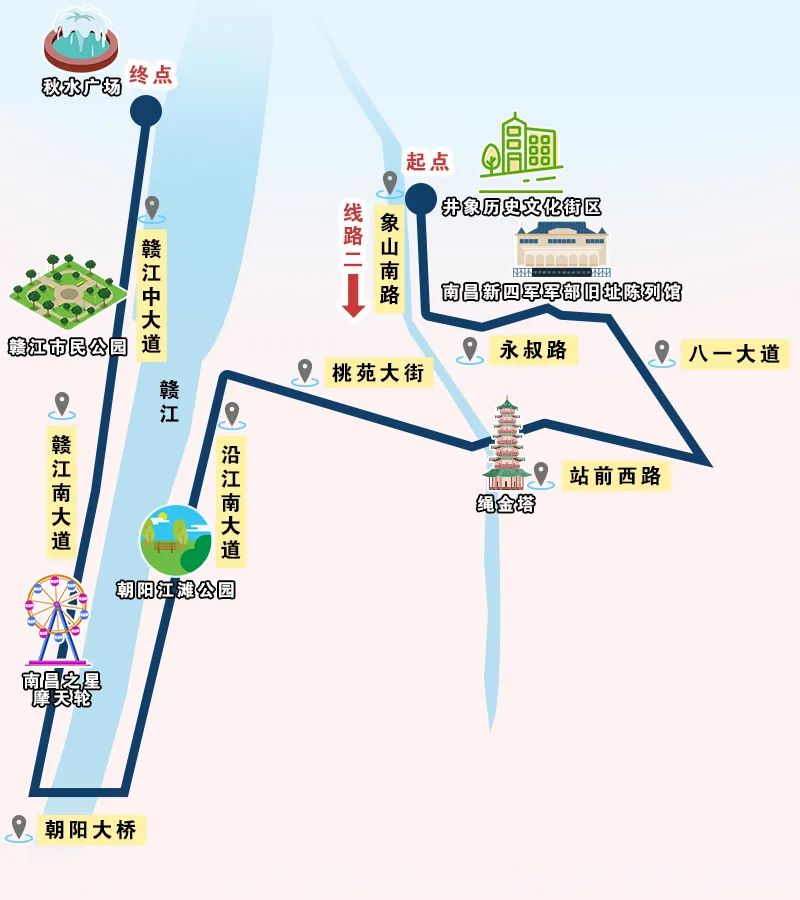 虎年春天流行玩啥在南昌地图上骑出一个虎字