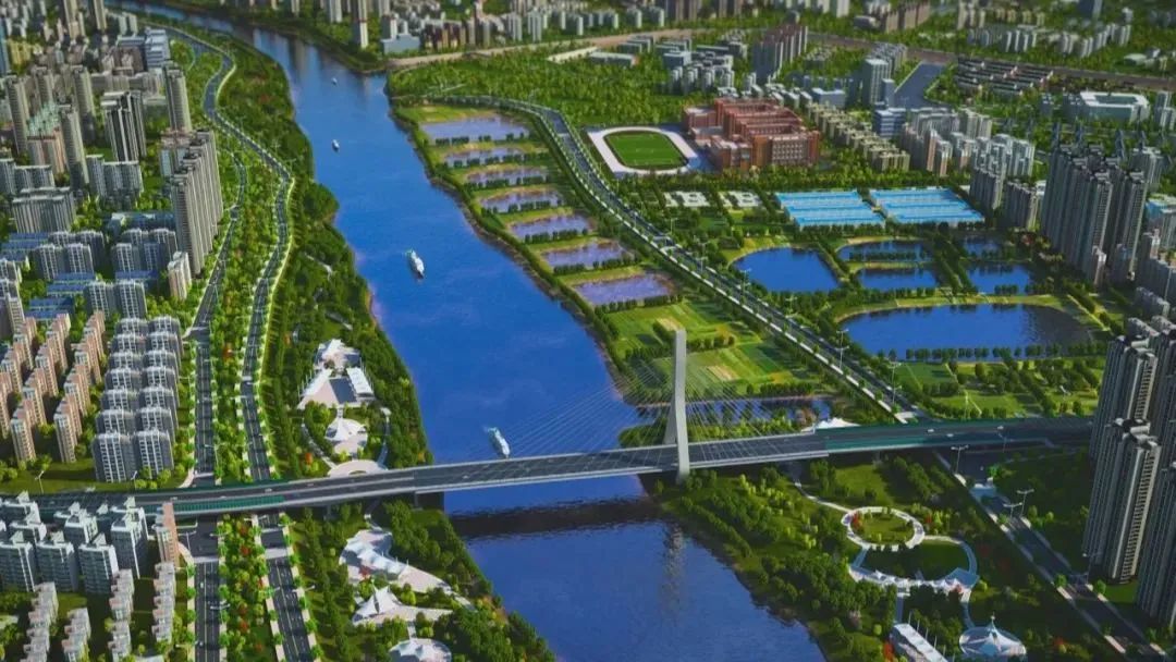 74禅城同济大桥拟明年5月底通车 禅城区同济路西延工程的同济大桥总