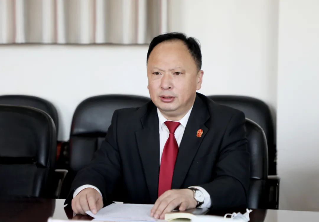 安阳中院党组成员副院长王新芳到汤阴法院督导安保维稳工作