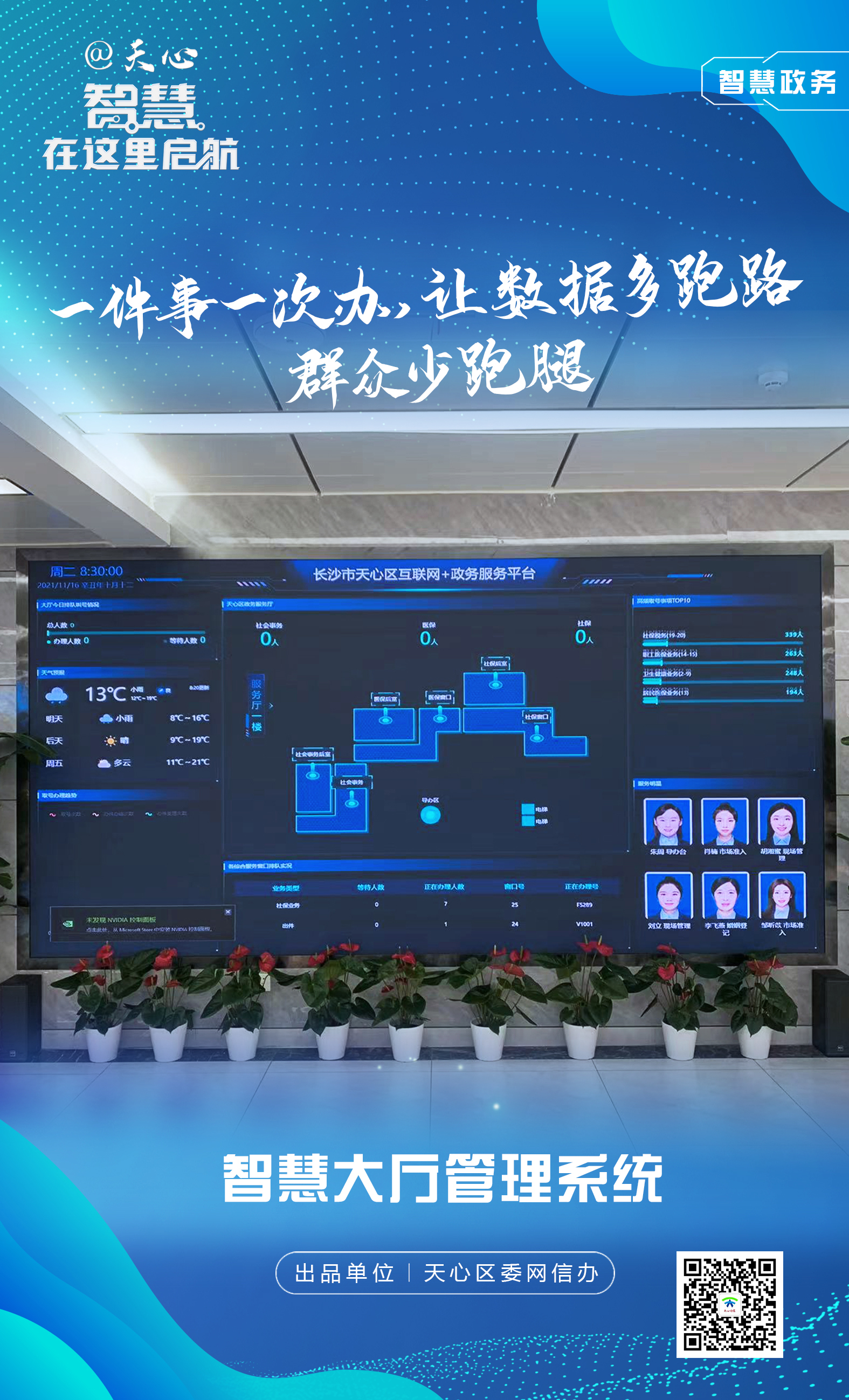 天心智慧在这里启航智慧政务组图