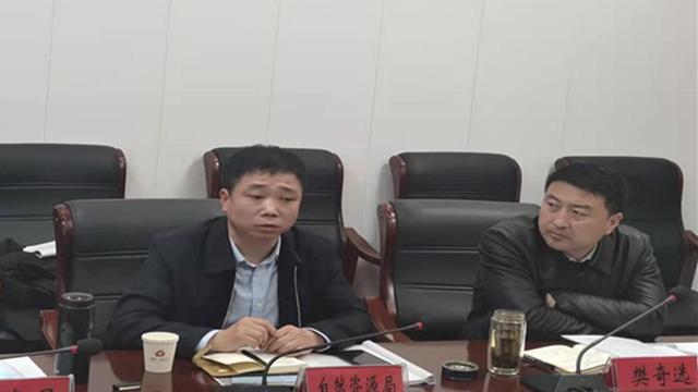 县长孙惠生,县委常委,宣传部部长秦康杰,副县长樊奇选,曲沃经济技术