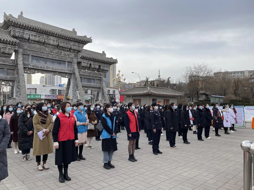 司法局,衛健委,民政局在崆峒區柳湖書院舉行