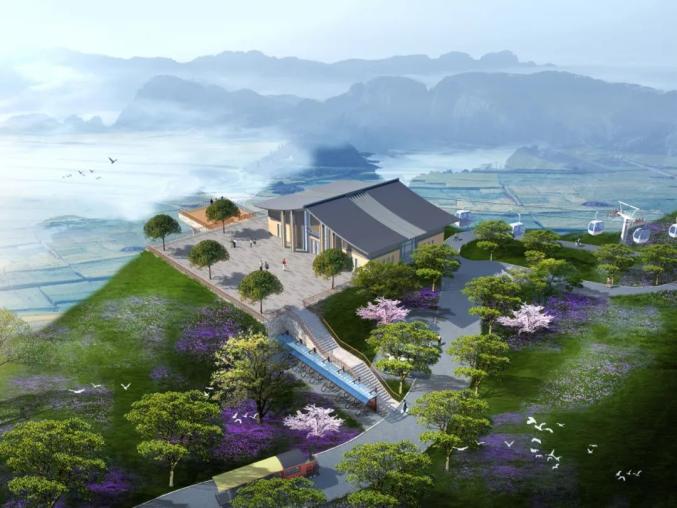 玉簪花旅游景区建设项目效果图据悉,金沙玉簪花旅游景区建设项目是省