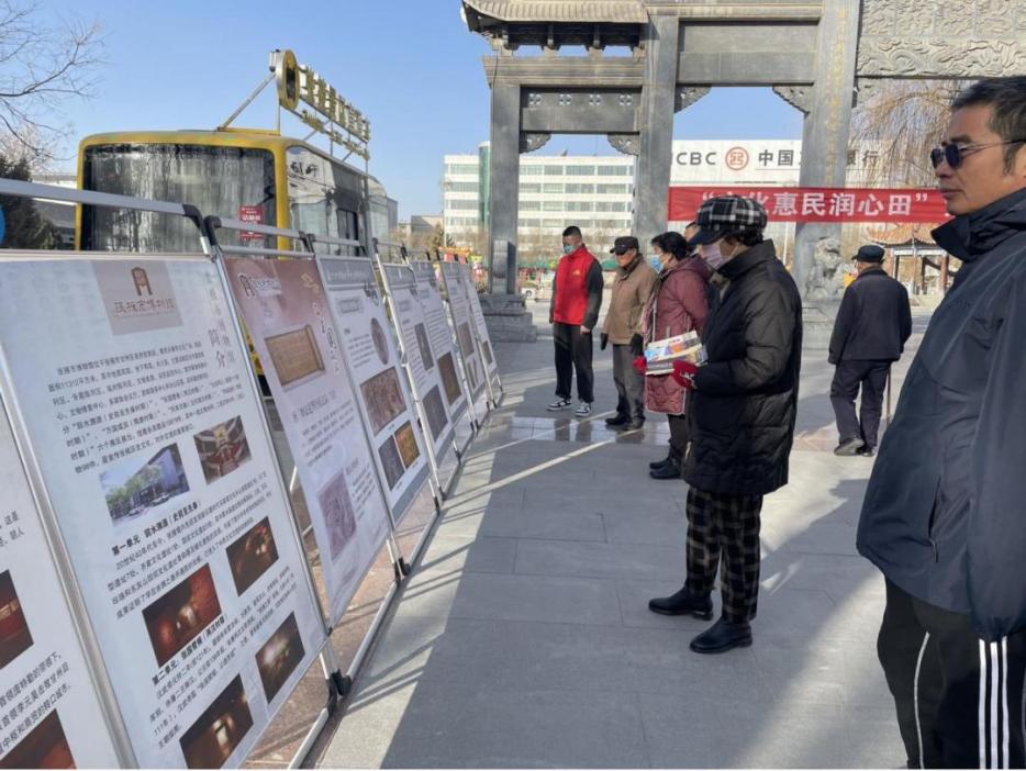 文旅之声张掖市博物馆甘州区博物馆开展文化惠民润心田紫色志愿服务