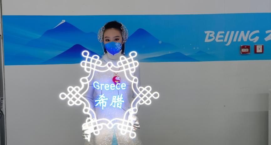 匈牙利代表队引导员陈思媛 2021级服装表演专业伊朗代表队引导员李依
