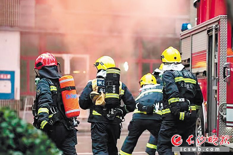 长沙高桥消防中队图片