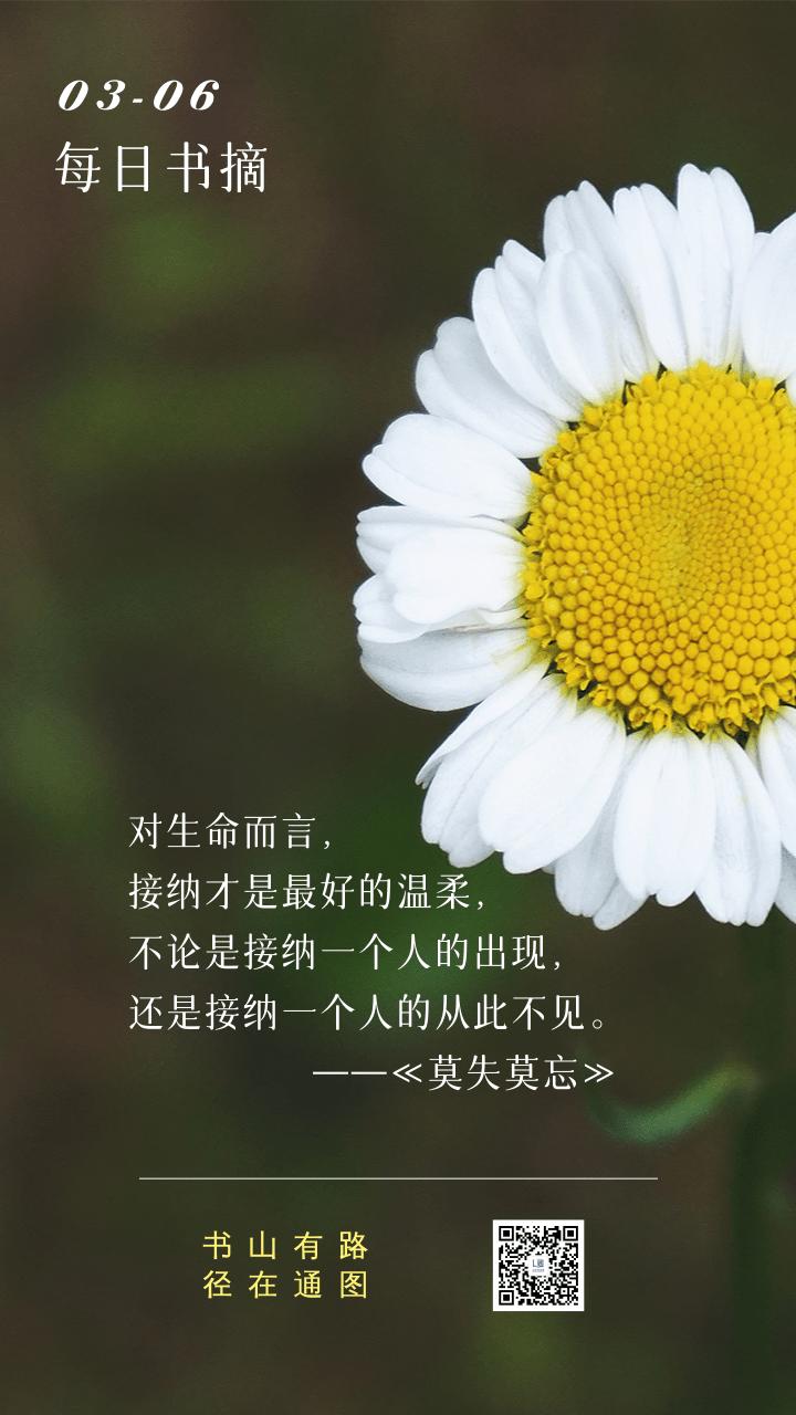 每日书摘丨对生命而言接纳才是最好的温柔