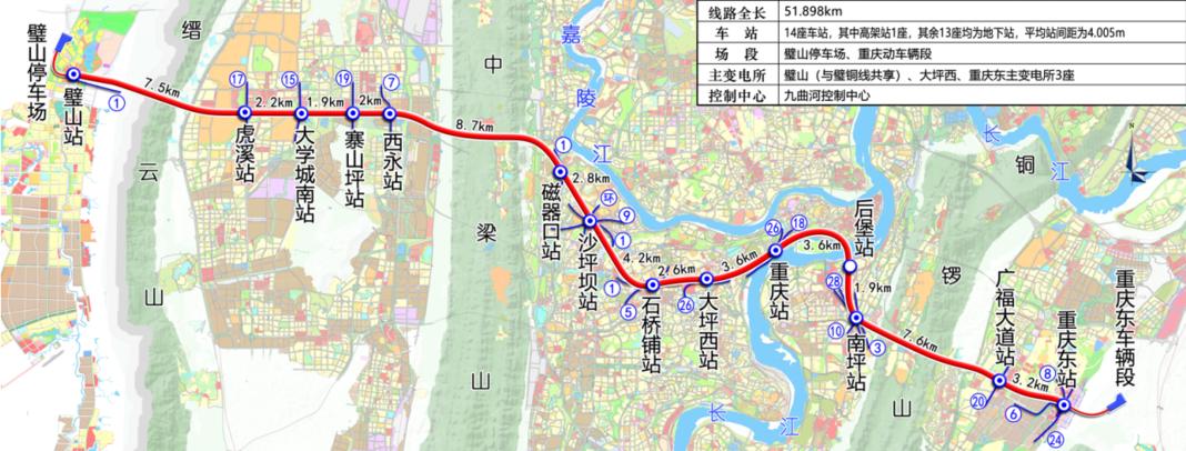 重庆15号线路线图图片