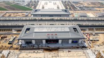河南滑县：济郑高铁滑浚站紧张施工，河南段进入通车前冲刺阶段