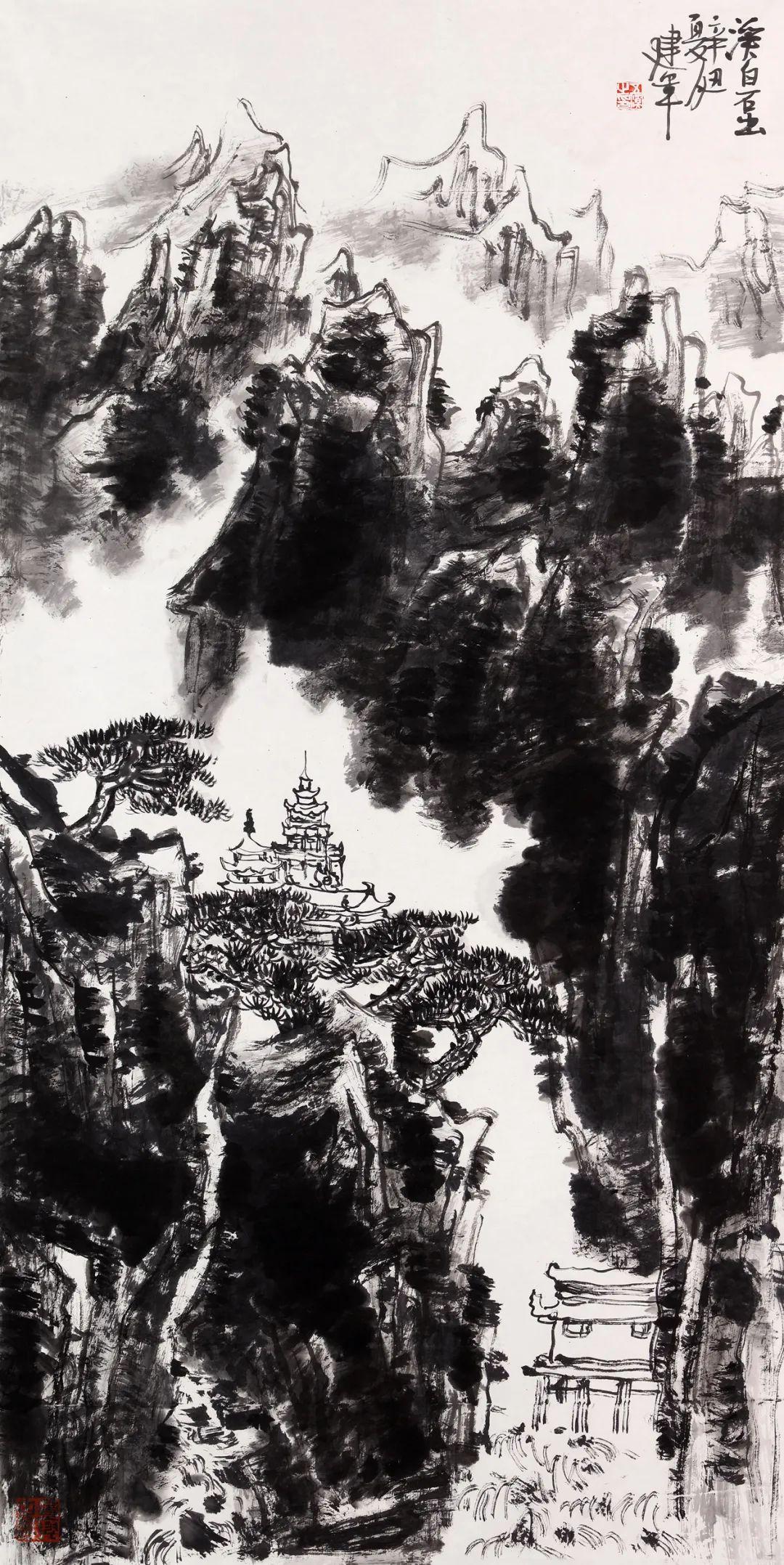 国画家武建军来漳绘八闽雄风