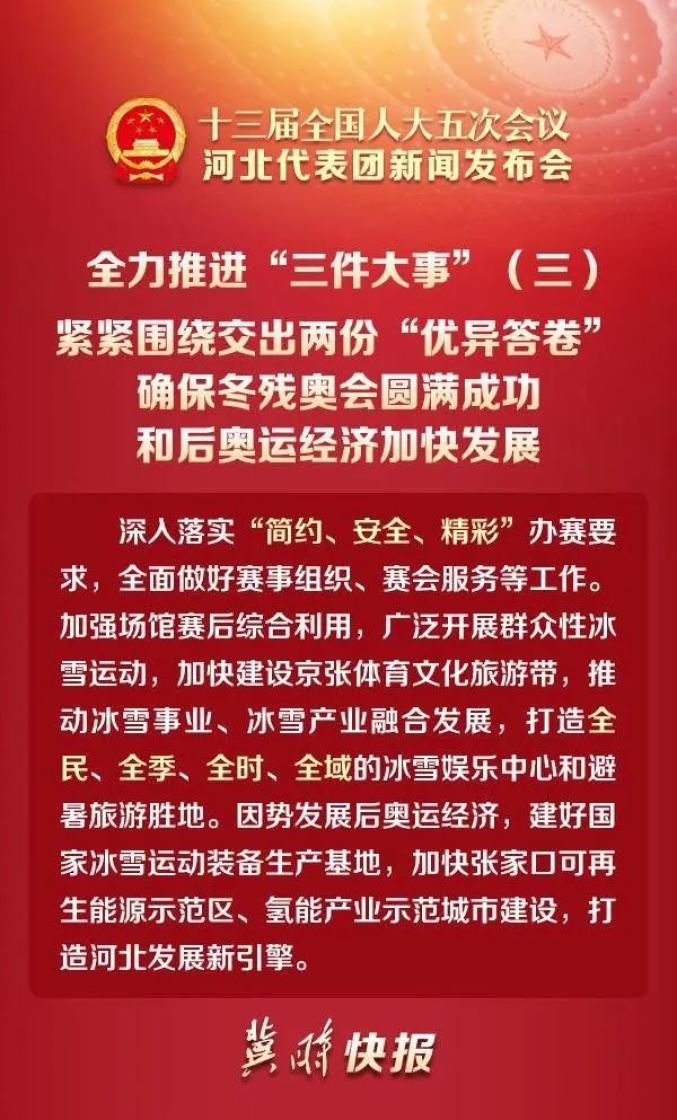 两会时间河北代表团这场新闻发布会信息量很大