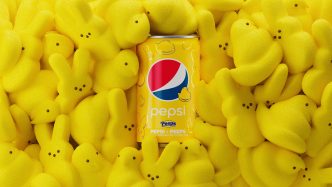 Pepsi联名Peeps推出限量款棉花糖口味可乐，什么味儿？