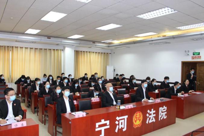 宁河三问立足岗位展风采同心共筑家园梦宁河区人民法院举办宁河三问暨