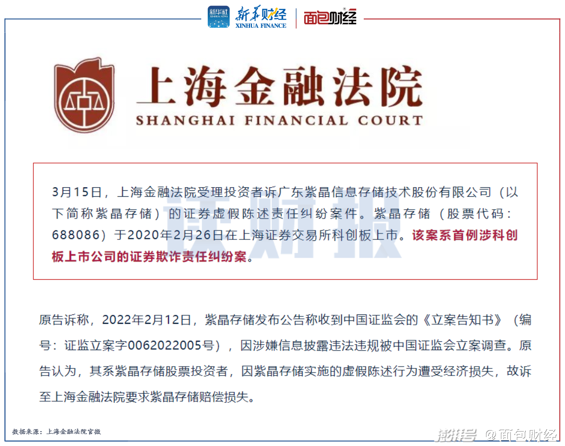 首例科创板公司证券欺诈案获受理