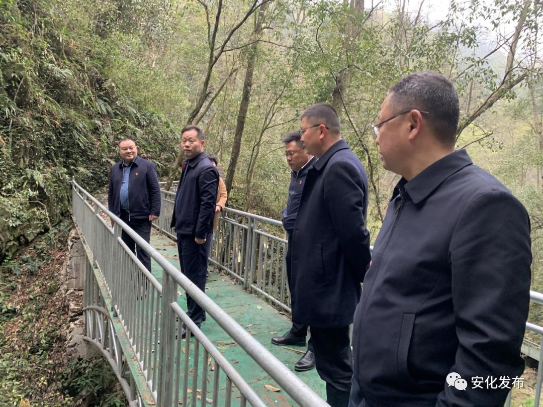 在六步溪村,周贤与村支两委干部深入交谈,详细了解了