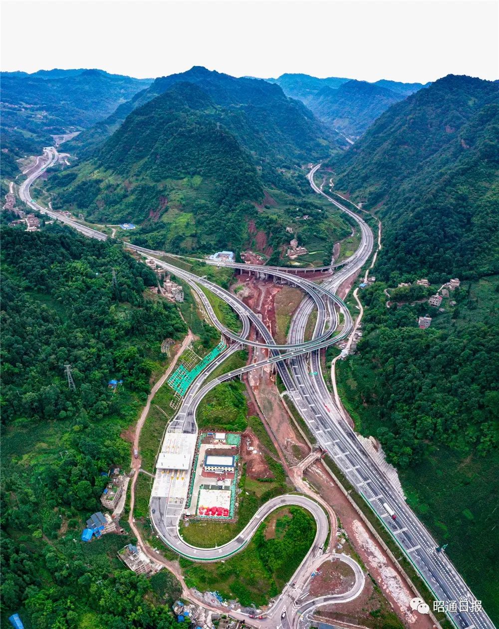 组图《串新高速展新貌》盐津豆沙关自秦开五尺道,汉筑南夷道以来即