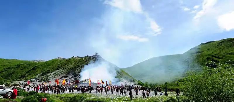 民俗紅原縣祭山神習俗