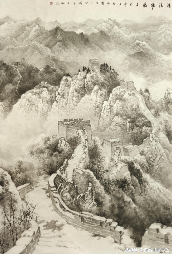 当代画家于汝旺山水作品赏析