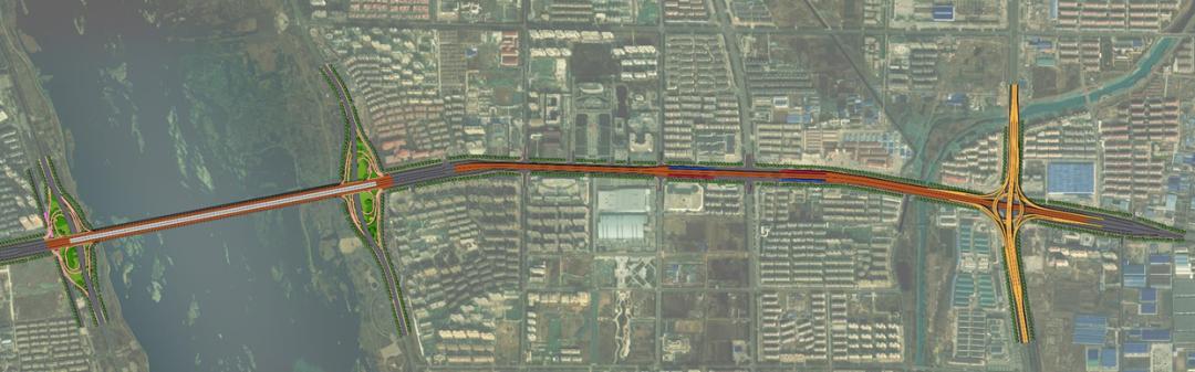 沂河路快速化改造工程計劃6月1日實現高架路主線通車,11月1日完成整體