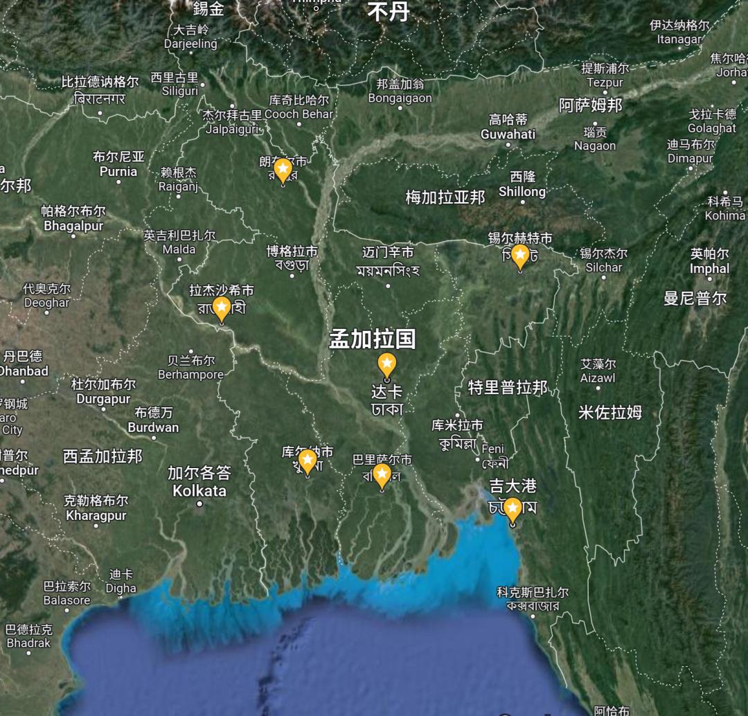 项目位置图近日,中国能建葛洲坝集团与孟加拉国当地公司national