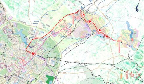 青白江金堂轨道交通又有新进展