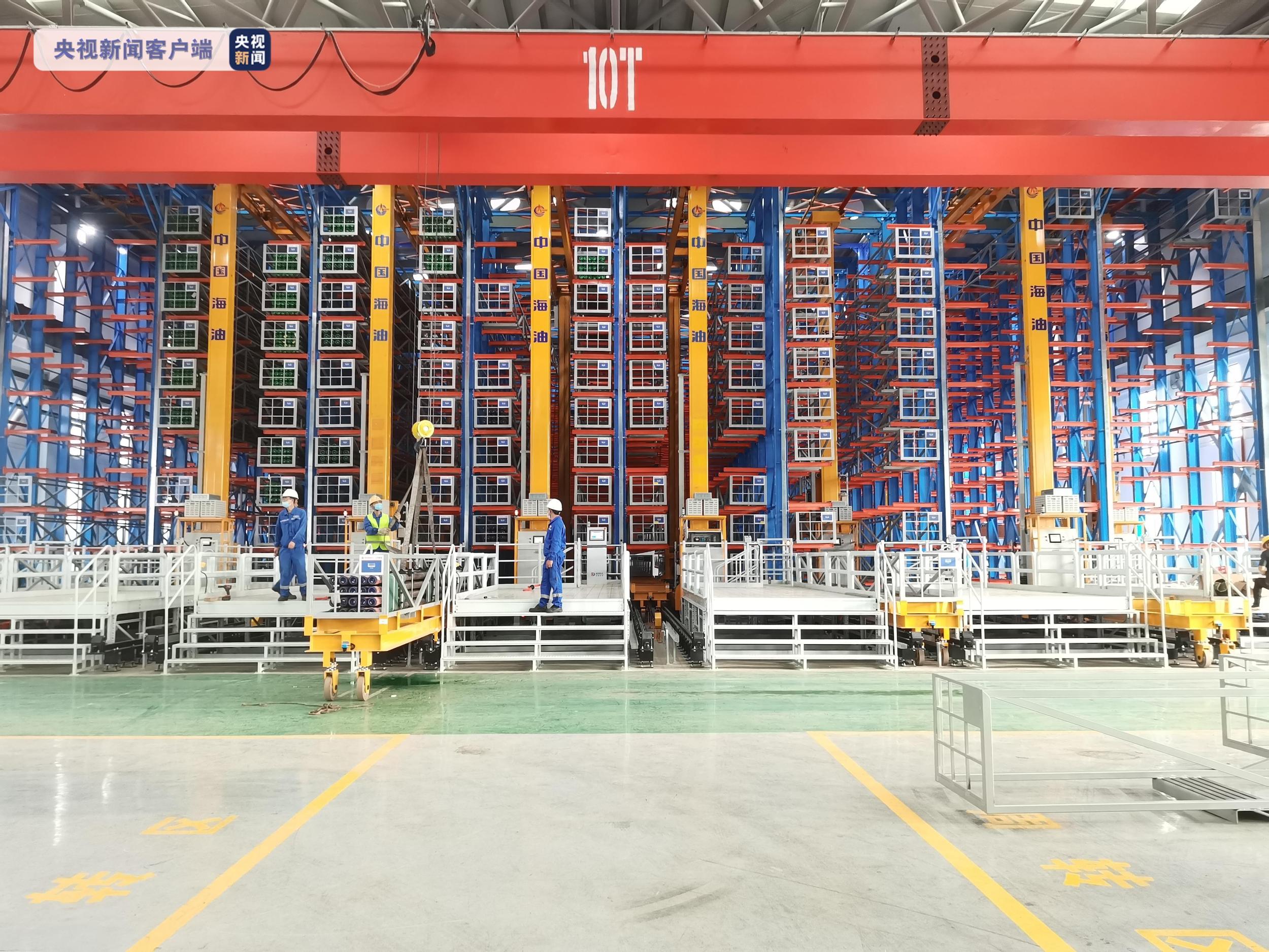 海南我国首个智能深海油气保障仓储中心投用