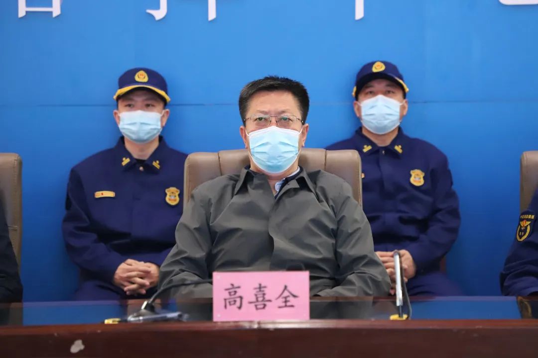 副市长高喜全清明节期间深入晋城市消防救援支队进行调研