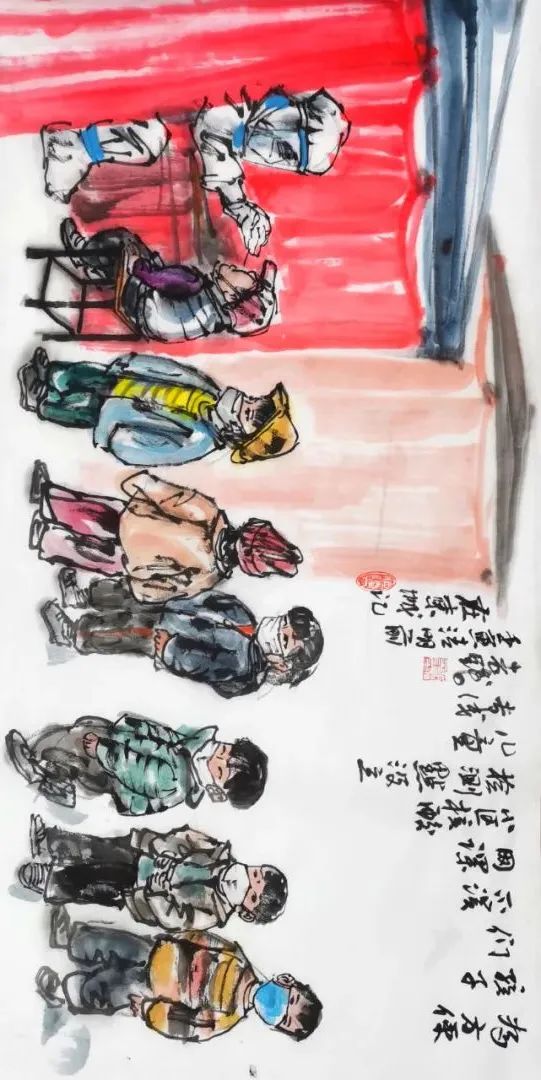 抗疫上河图泰州微画版