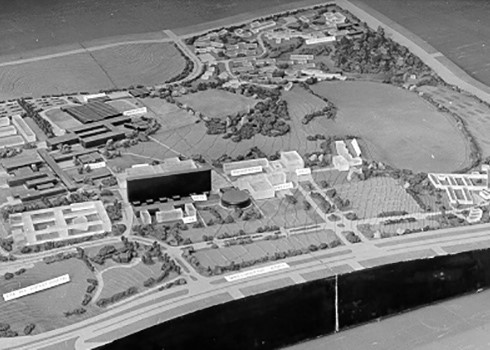 图1 莫纳什大学1958年建校时的规划图[4]