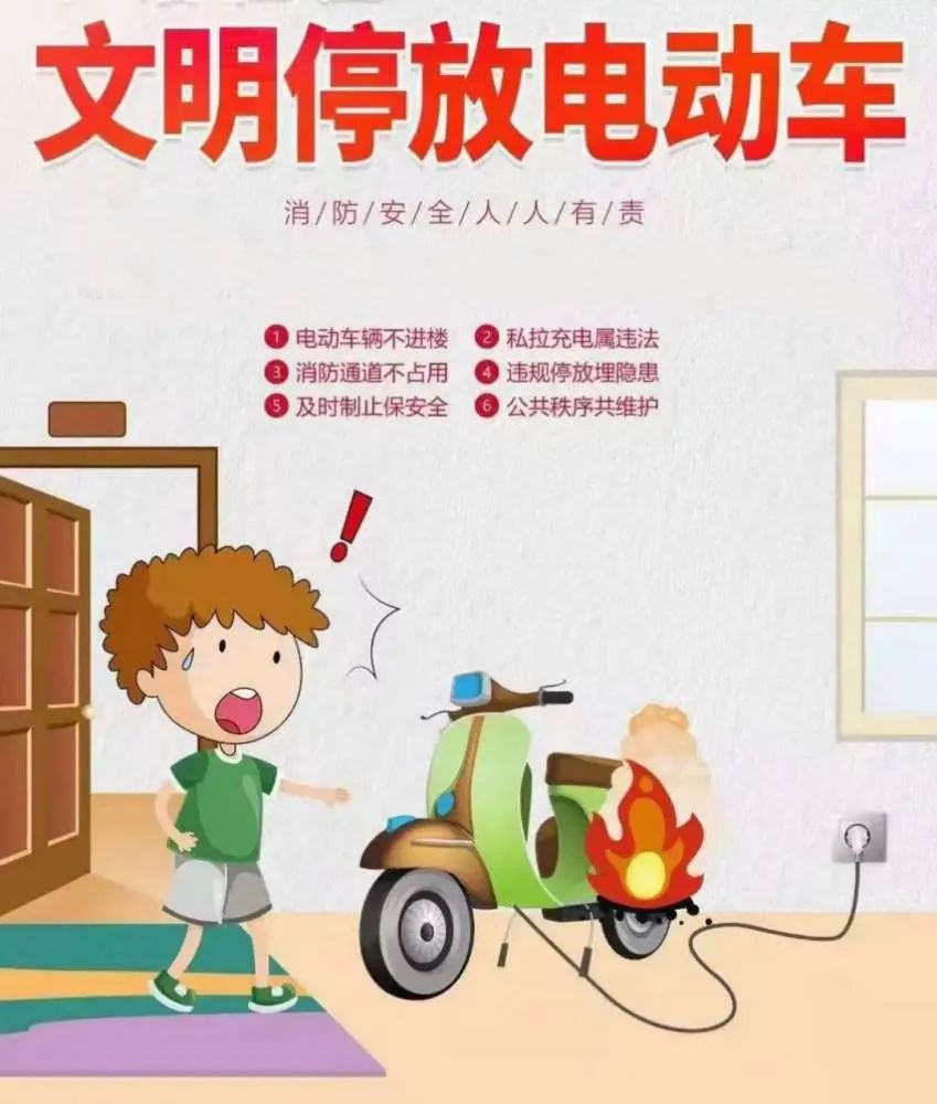 电动车充电棚温馨提示图片