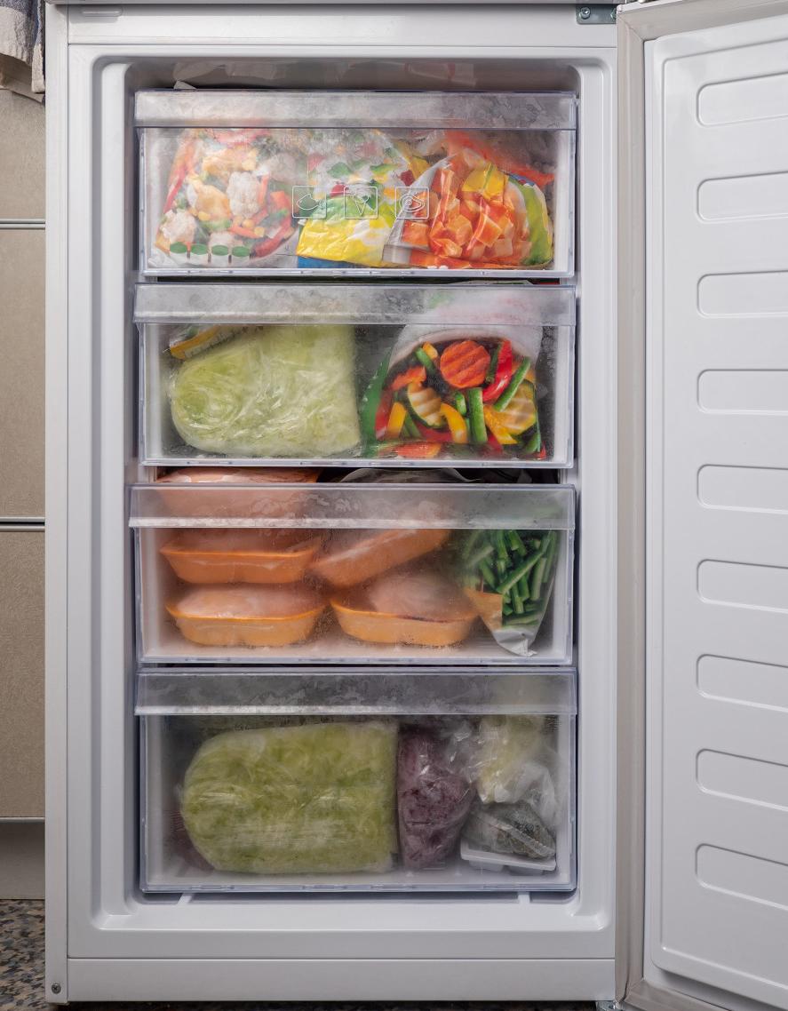 冰箱里的食物都单独包装丨图虫创意冷冻的食物要分装,每次拿出一顿的