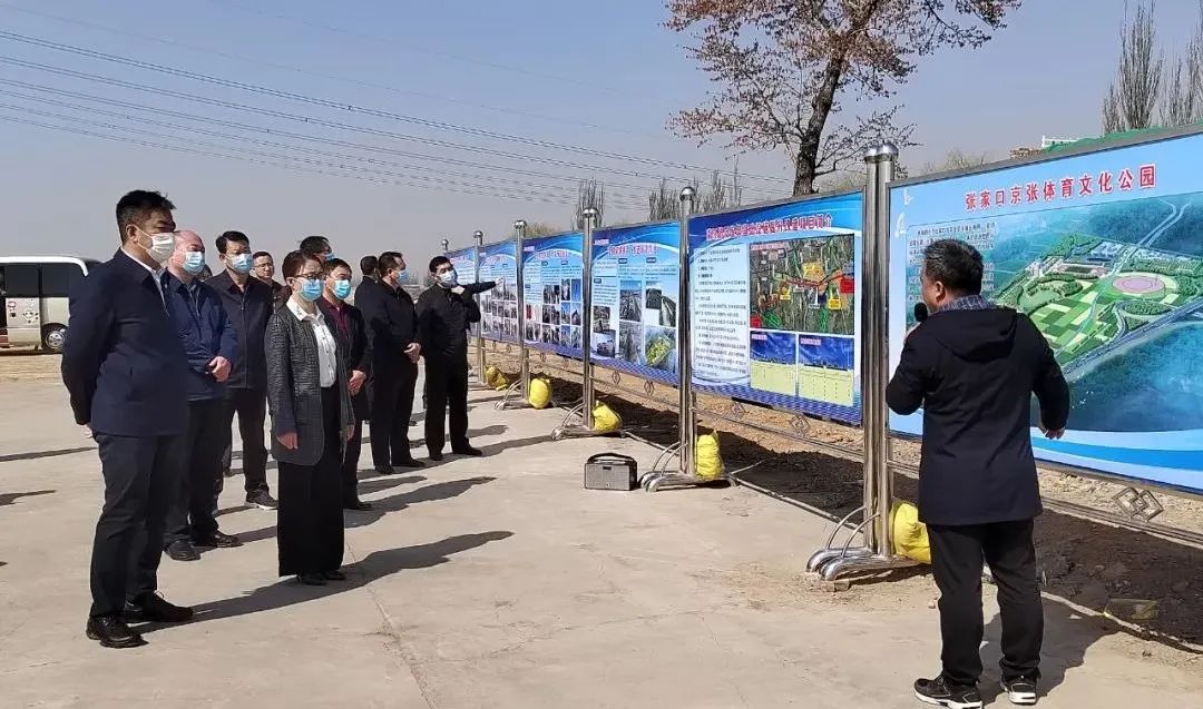 全市義務植樹主會場區域,萬寧汽貿城建設項目區,萬全鎮甕城進行實地